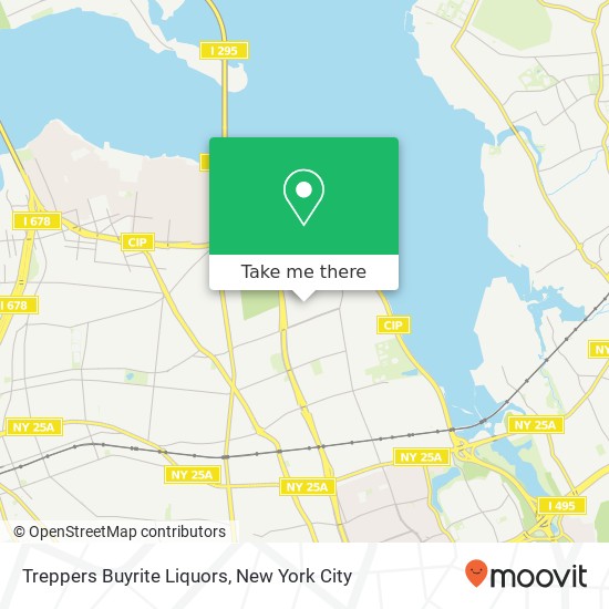 Mapa de Treppers Buyrite Liquors