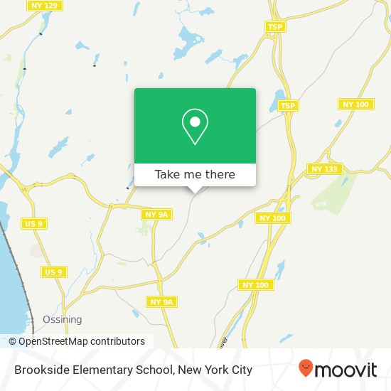 Brookside Elementary School map