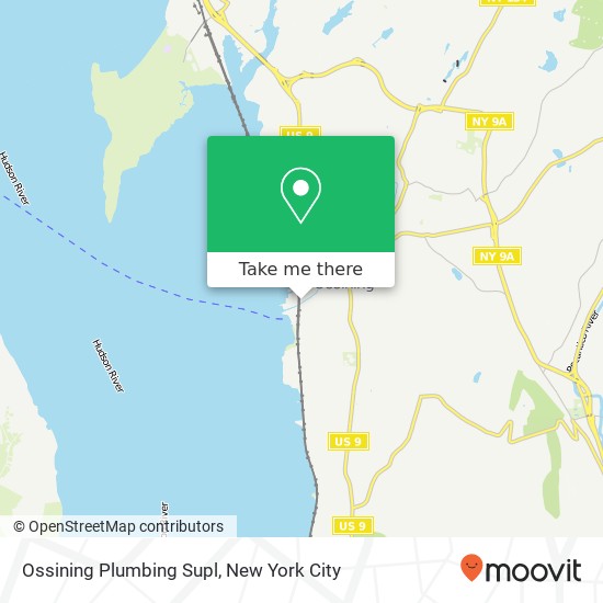 Mapa de Ossining Plumbing Supl