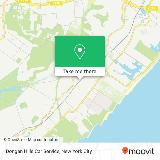 Mapa de Dongan Hills Car Service