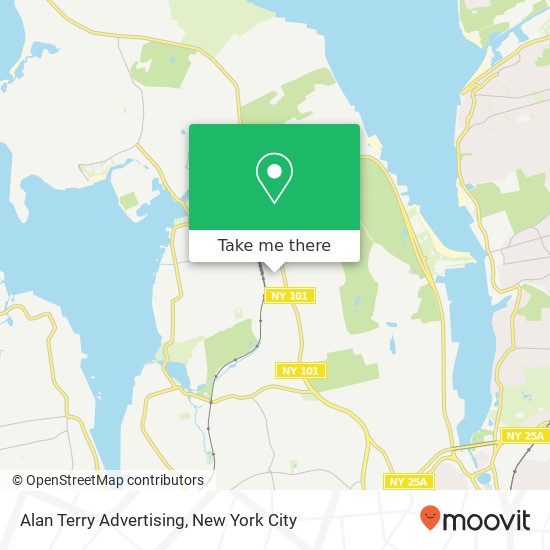 Alan Terry Advertising map