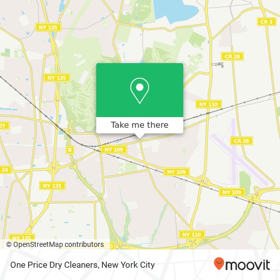 One Price Dry Cleaners map