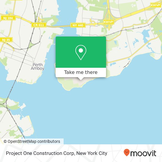 Project One Construction Corp map