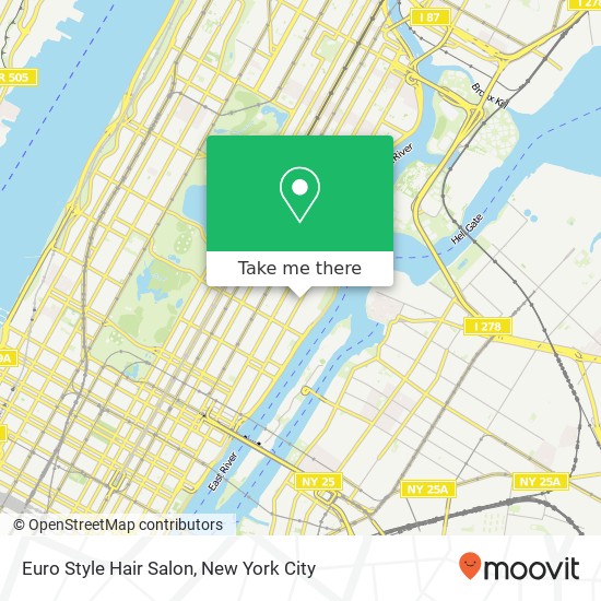 Euro Style Hair Salon map