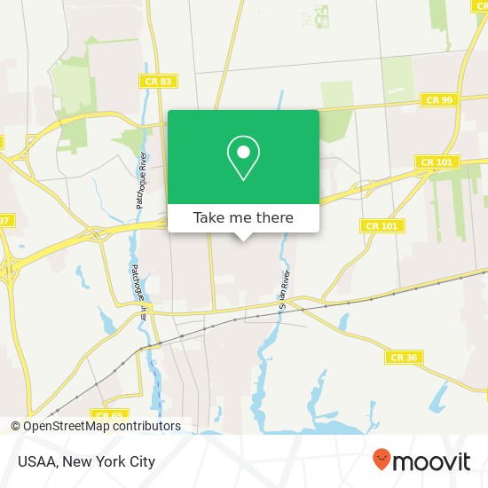 USAA map