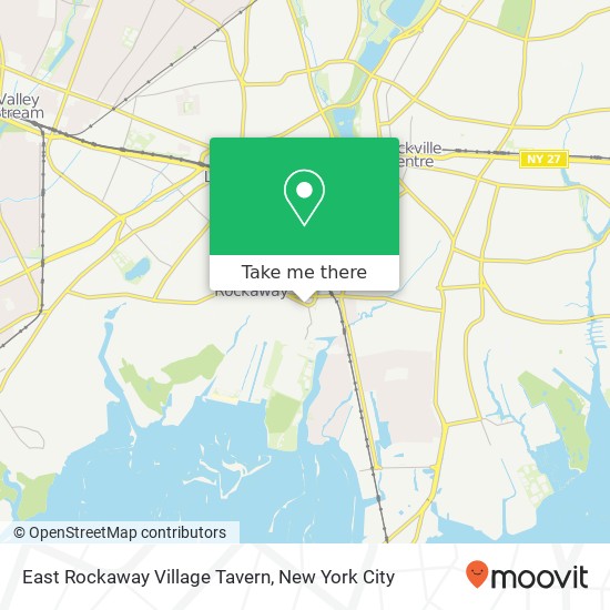 Mapa de East Rockaway Village Tavern