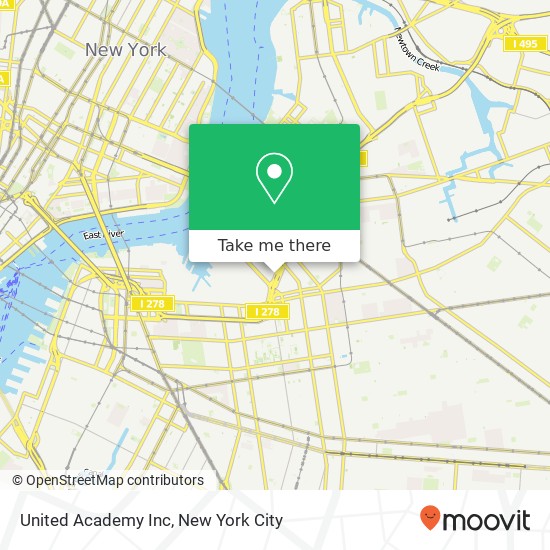 United Academy Inc map