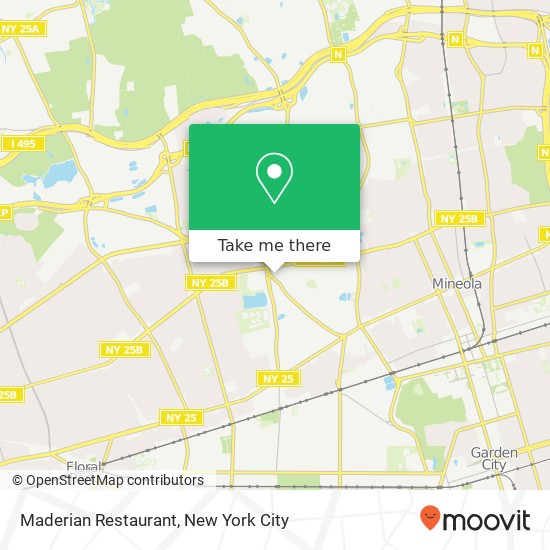 Maderian Restaurant map