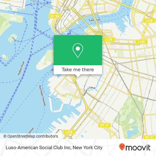 Luso-American Social Club Inc map