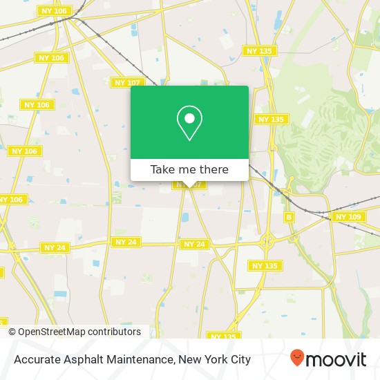 Mapa de Accurate Asphalt Maintenance