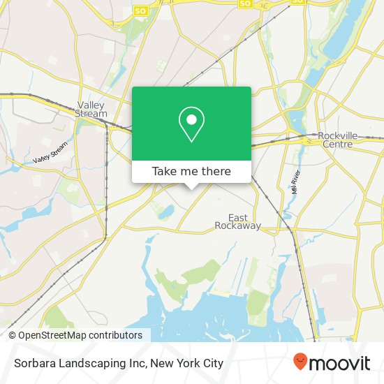 Sorbara Landscaping Inc map