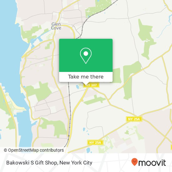 Mapa de Bakowski S Gift Shop