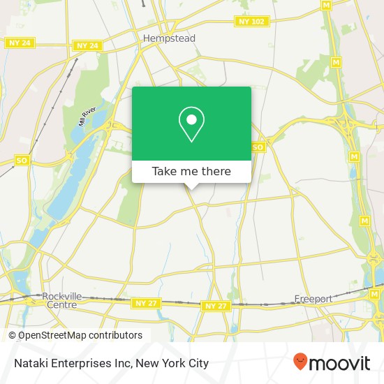Nataki Enterprises Inc map