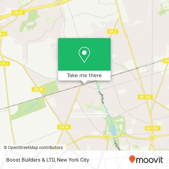 Boost Builders & LTD map