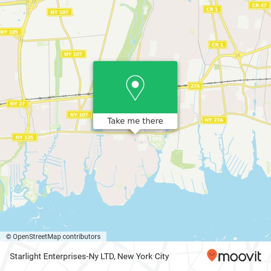 Mapa de Starlight Enterprises-Ny LTD