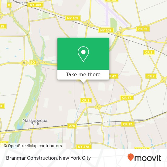 Branmar Construction map