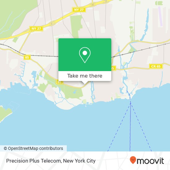 Mapa de Precision Plus Telecom