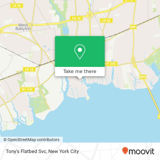 Mapa de Tony's Flatbed Svc