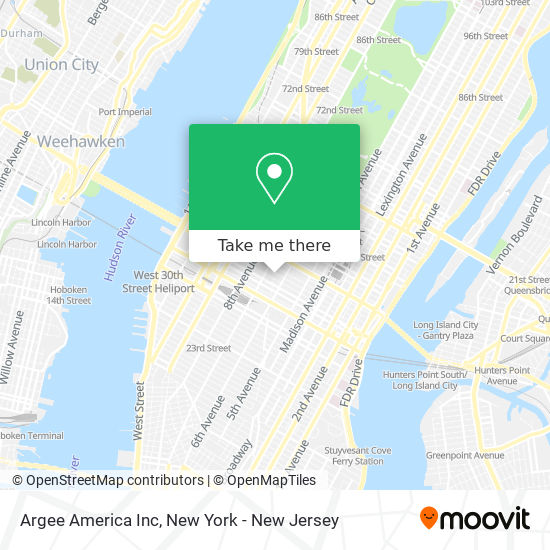 Mapa de Argee America Inc