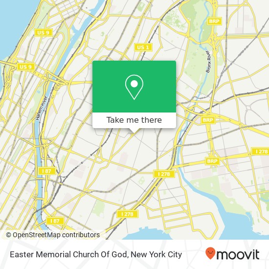 Mapa de Easter Memorial Church Of God