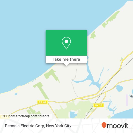 Peconic Electric Corp map