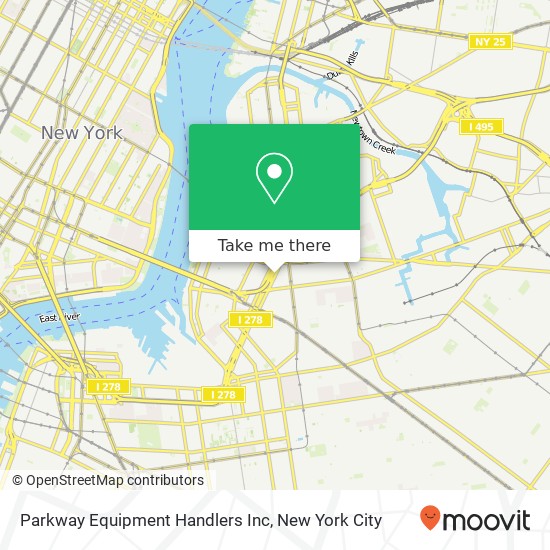 Parkway Equipment Handlers Inc map