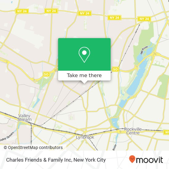 Mapa de Charles Friends & Family Inc