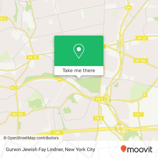 Mapa de Gurwin Jewish Fay Lindner