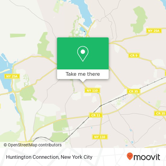 Huntington Connection map