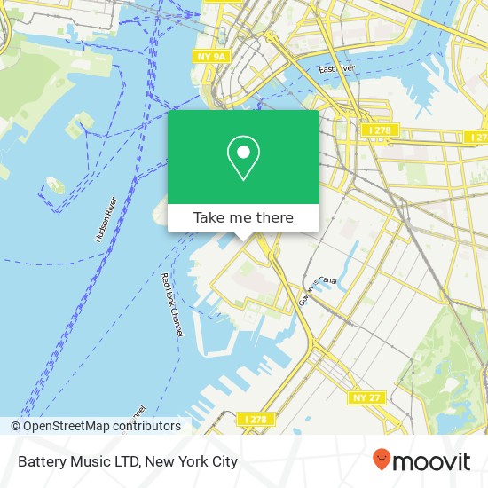 Battery Music LTD map