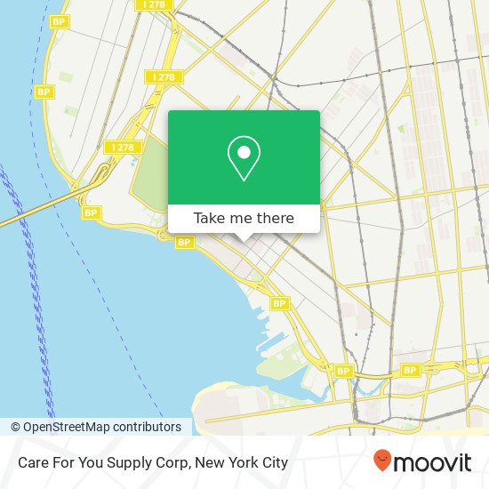 Mapa de Care For You Supply Corp