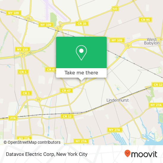 Datavox Electric Corp map