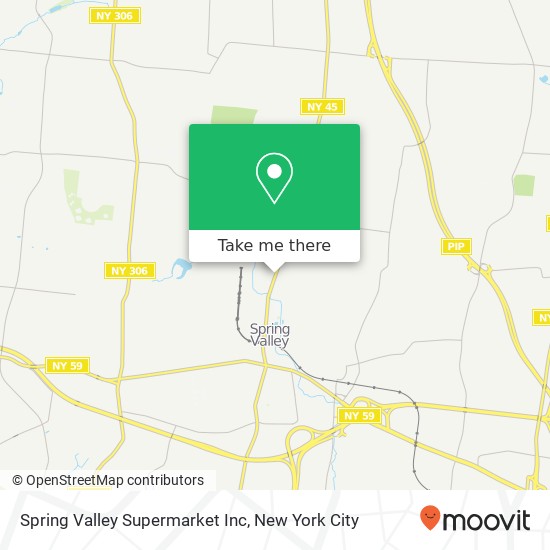 Mapa de Spring Valley Supermarket Inc