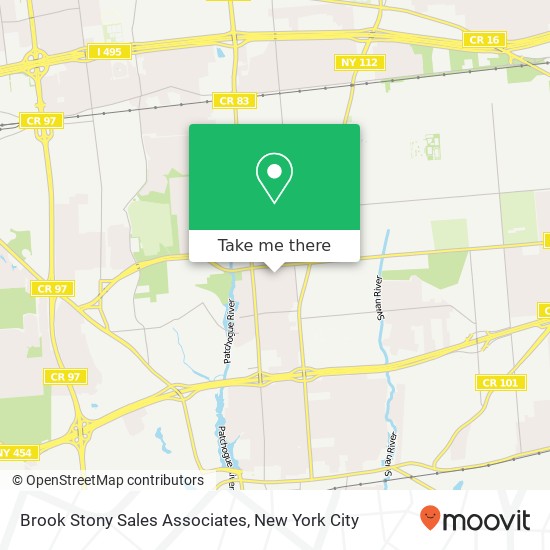 Mapa de Brook Stony Sales Associates