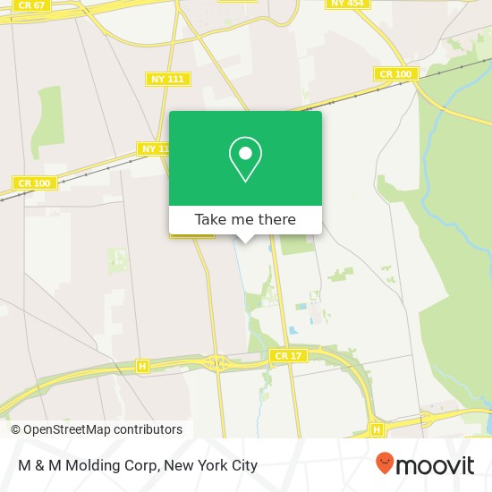 Mapa de M & M Molding Corp