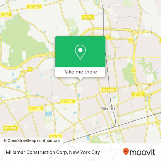 Millamar Construction Corp map