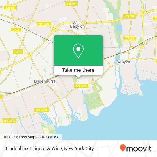 Lindenhurst Liquor & Wine map