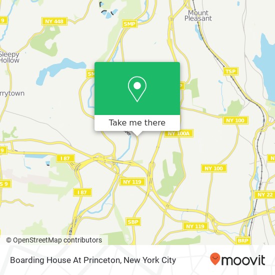 Mapa de Boarding House At Princeton