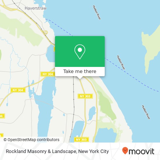 Rockland Masonry & Landscape map