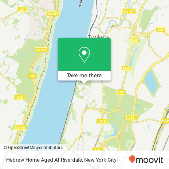 Mapa de Hebrew Home Aged At Riverdale