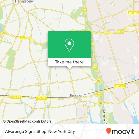 Alvarenga Signs Shop map