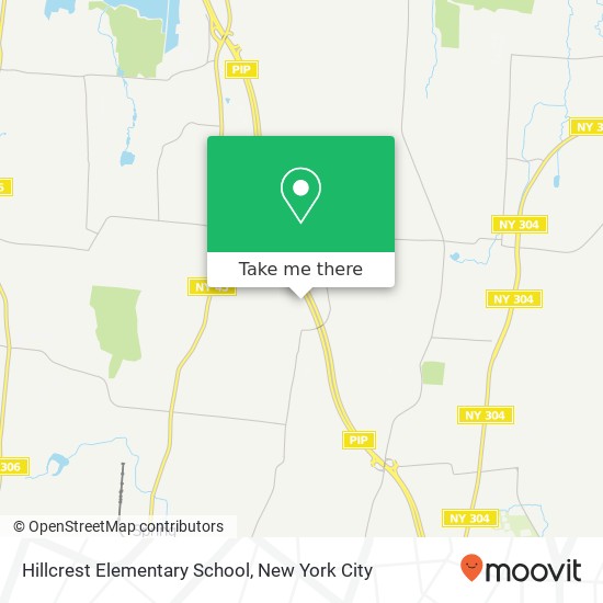 Mapa de Hillcrest Elementary School