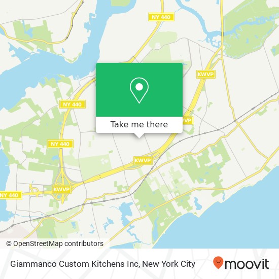 Mapa de Giammanco Custom Kitchens Inc