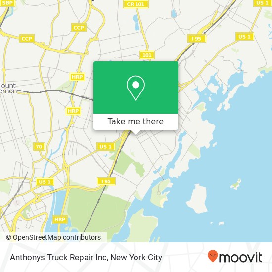Mapa de Anthonys Truck Repair Inc