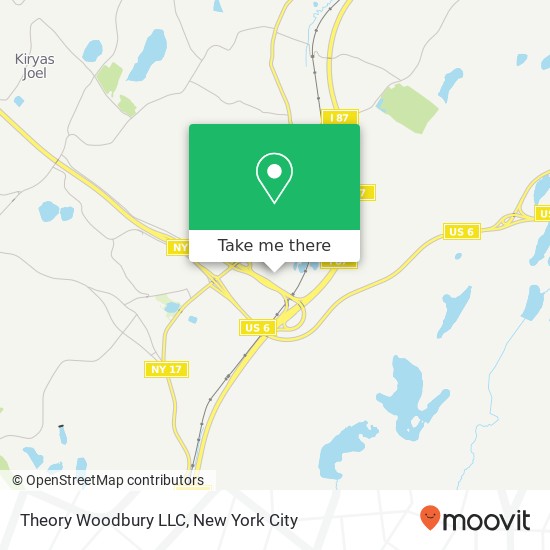 Theory Woodbury LLC map