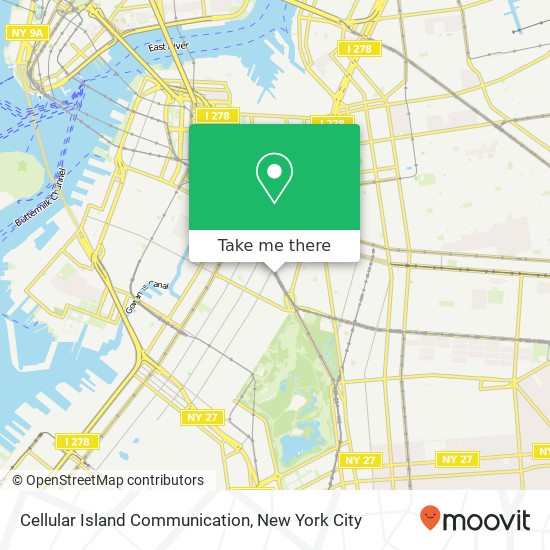 Cellular Island Communication map