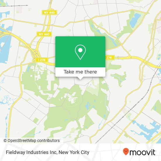 Mapa de Fieldway Industries Inc