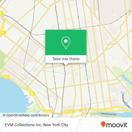 EVM Collections Inc map