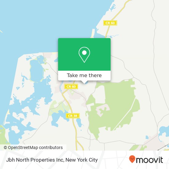 Jbh North Properties Inc map