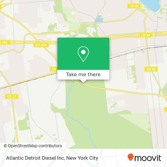 Atlantic Detroit Diesel Inc map